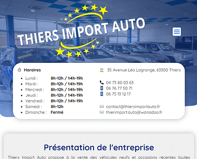 Thiers Import Auto - Garage automobile - SEO