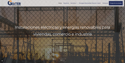 Guiter - Web e identidad corporativa para una pyme - Creación de Sitios Web