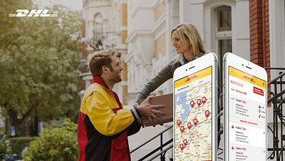 DHL Route Management app - Application mobile