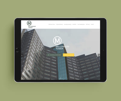 Millenium Toren - Website & Visual Design - Ergonomie (UX / UI)