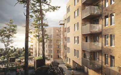 By the water in Sweden - 3D