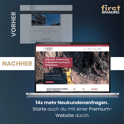 HOFFMANN Abbruch & Recycling • Website Re-Design - Onlinewerbung