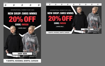 AXP Outlet Social Ads Campaign - E-commerce