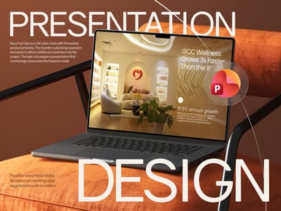 Mary Foot Spa | Investment pitch-deck design - Marketing