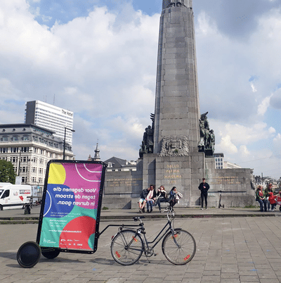Mobile diffusion pour hub.brussels - Eventos