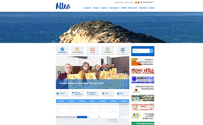 Web institucional Ayuntamiento de Altea - Creación de Sitios Web