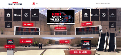 Plataforma Evento Online Marca Sport Weekend - Innovation
