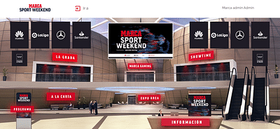 Plataforma Evento Online Marca Sport Weekend - Innovación