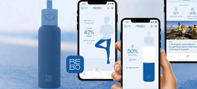 An app for a smart bottle - Rebo - Application mobile