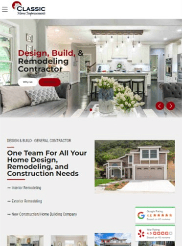 Classic Home Improvements - Website Creation