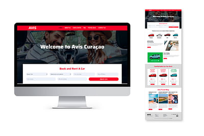 Avis Curacao: Web Revamp Success - Creación de Sitios Web
