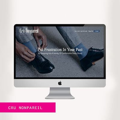 One-Page Project for Cru Nonpareil - Webseitengestaltung