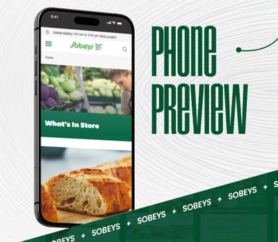 Sobeys - Website Design & Development - Social media