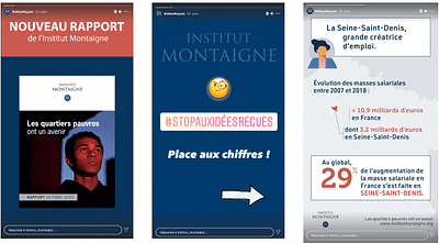 Institut Montaigne - Social media management - Réseaux sociaux