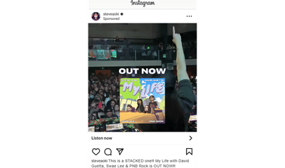 Steve Aoki "My Life" Digital Campaign — 2.2M+ Impressions - Reclame