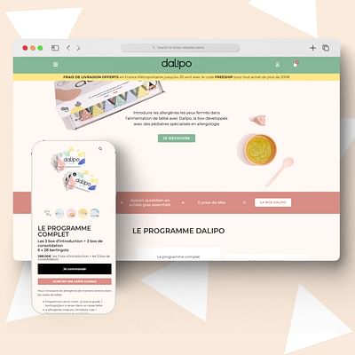 Dalipo - Site e-commerce - E-commerce