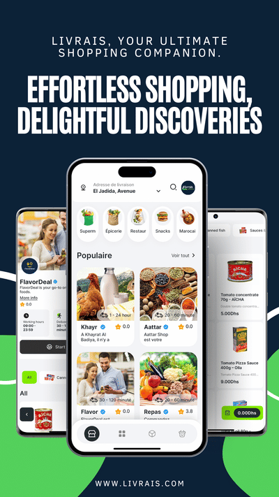 Livrais Food Delivery Platform - Application web