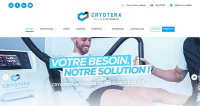 Accompagnement SEO & SEA Cryotera - Référencement naturel