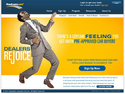 Dealer Marketing Campaign for Santander RoadLoans - Marketing