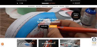 Sneaker Factory | Pagespeed Optimierung - E-Commerce