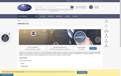 Mencom - E-Commerce Market Place - Website Creation