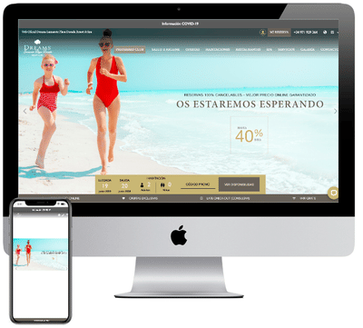 Dreams Playa Dorada: Web, SEO y Campañas online - Creación de Sitios Web