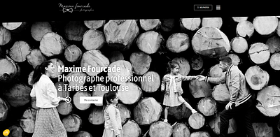 Site internet pour Maxime Fourcade - Création de site internet