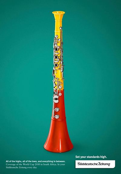 Vuvuzela - Publicidad
