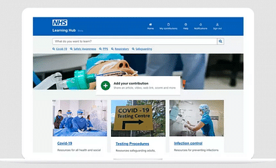 NHS: Designing access to Covid-19 content - E-commerce