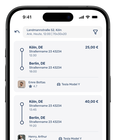 MUVN Mobility App - Mobile App