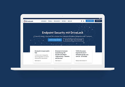 DriveLock - Website Relaunch auf HubSpot CMS - Creación de Sitios Web