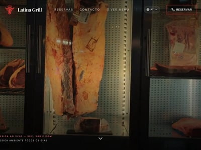 Bilingual website for a grill restaurant - Website Creation