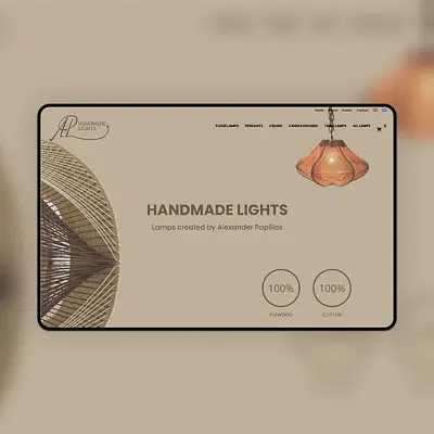 Handmade Lights AP Website Creation - Website Creation