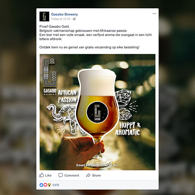 Online advertising Gasabo Brewery - Publicité en ligne