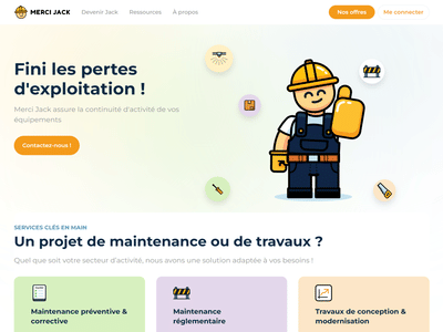 Stratégie Web avec Webflow | Merci Jack X Digidop - Stratégie digitale