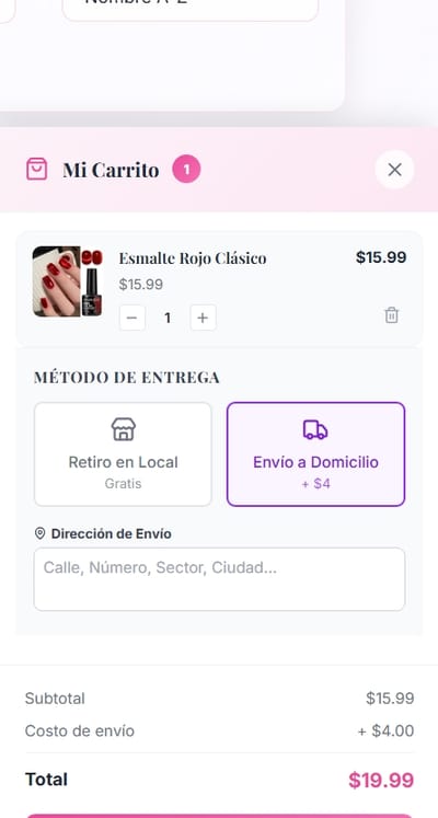 D` Galu Salon PWA - Application web