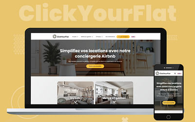 Refonte site Wordpress Elementor - ClickYourFlat - Création de site internet