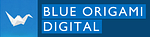 Blue Origami Digital logo