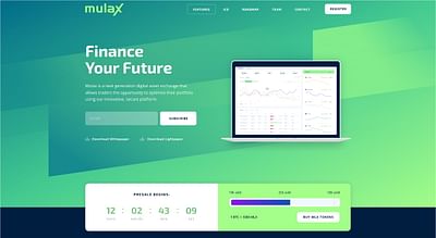 Mulax UI & UX Web Development - Website Creatie