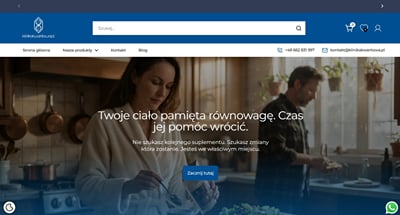 Klinika Kwantowa - PrestaShop to Shopify for a supplement brand - E-commerce