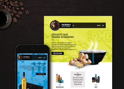 Site e-commerce Moriba - E-commerce