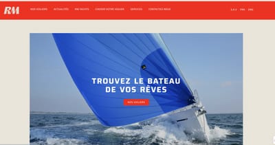 Grand Large Yachting - RM Yachts - Webseitengestaltung