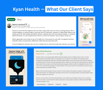 Kyan Health – Mental Well-Being Platform - Mobile App