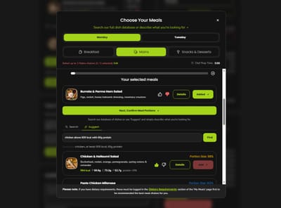 Meals - Food delivery platform - Software Ontwikkeling