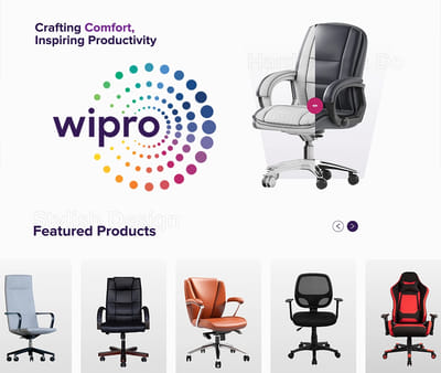 Web Design and Development for Wipro - Création de site internet