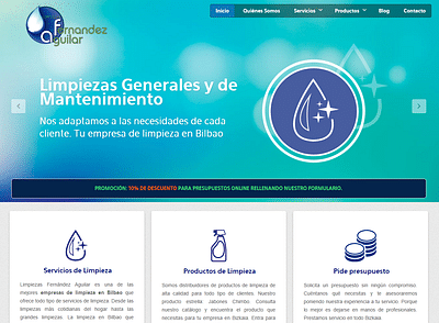 Posicionamiento Web en Bilbao: Limpiezas Fernández - SEO