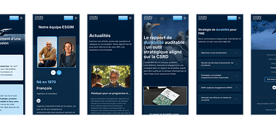 ESGIM lance sa vitrine digitale et active sa stratégie d’acquisition - Website Creatie