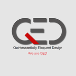 QED web design logo