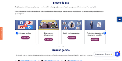 Getzem - Site internet - Stratégie digitale
