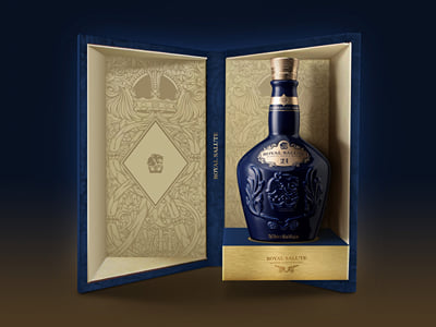 Royal Salute — A Palace, Folded Flat - Packaging